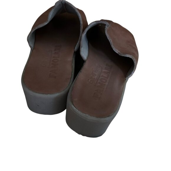 Famolare Women Leather sandals size 6.5 Slides Cushion Mexico Preppy Beach Boho - Picture 5 of 7